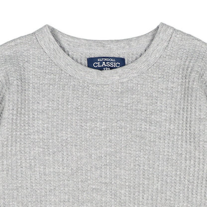 Plain Waffle Sweatshirt (Winter, Spring, Autumn)