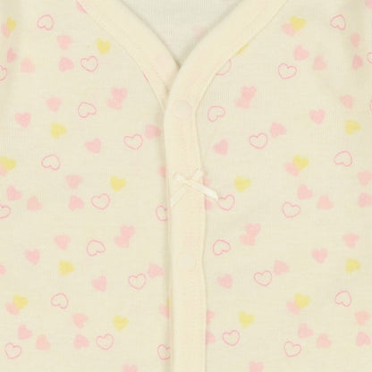 Long sleeve romper with front opening