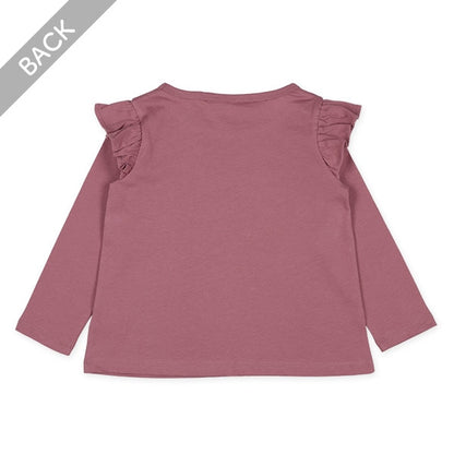 Plain Shoulder Frills T-Shirt (Winter, Spring, Autumn)