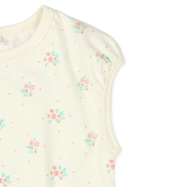 Floral Sleeveless T-shirt