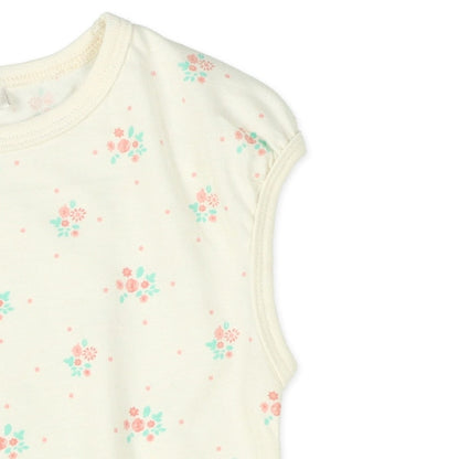 Floral Sleeveless T-shirt