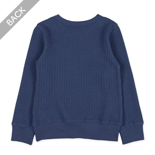 Plain Waffle Sweatshirt (Winter, Spring, Autumn)