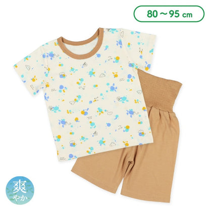 Short Sleeve T-shirt and High Waist Pants Set