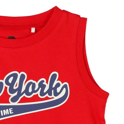 College Logo Sleeveless T-shirt
