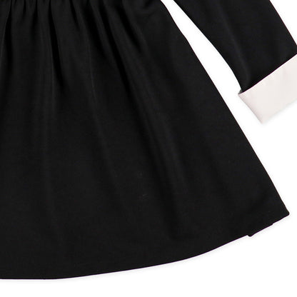 Formal Pleated Dress with collar (Winter, Spring, Autumn)