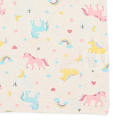 Unicorn Short Sleeve T-shirt and High Waist Pants Set