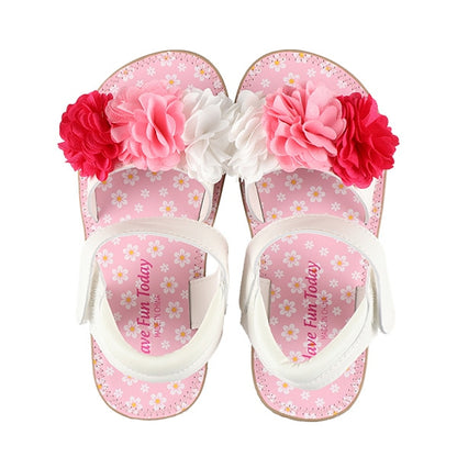 Flower Corsage Sandals