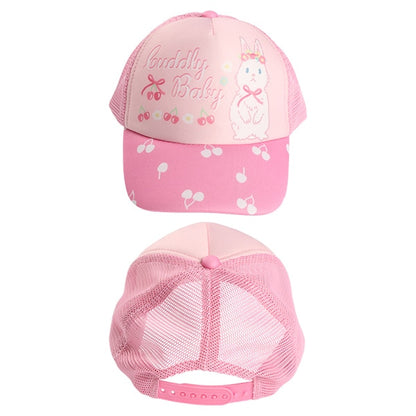 Rabbit Cherry Mesh Cap