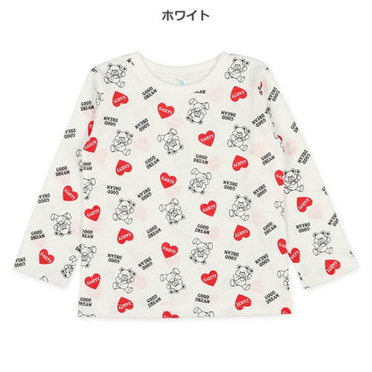 Heart and Bear Print T-Shirt (Winter, Spring, Autumn)
