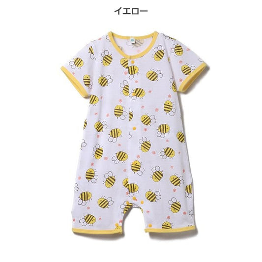 Honey Bee Short Sleeve Romper