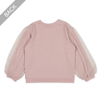Tulle Sleeves Sweatshirt (Winter, Spring, Autumn)