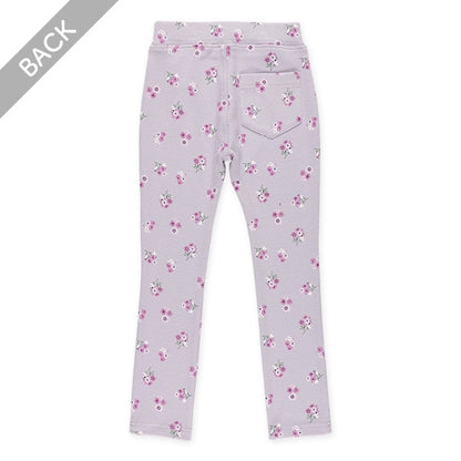 Flower Checked Stretch Pants (Winter, Spring, Autumn)