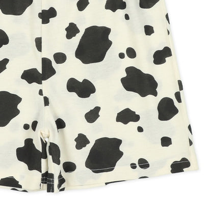 Cattle Pattern T-shirt and Shorts Set