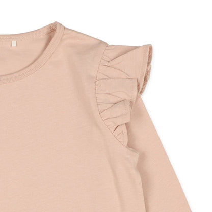 Shoulder Ruffles T-Shirt (Winter, Spring, Autumn)