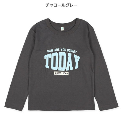 Distressed Logo Long Sleeve Shirt (Winter, Spring, Autumn)