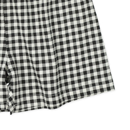 Checkered Knit Shorts