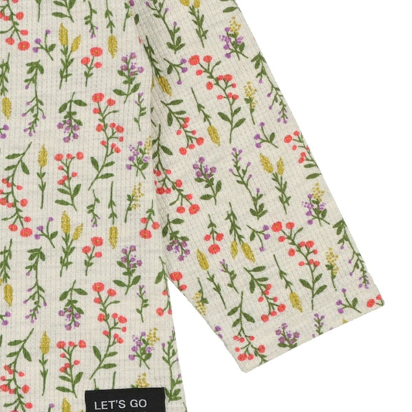 Floral Waffle T-Shirt (Winter, Spring, Autumn)