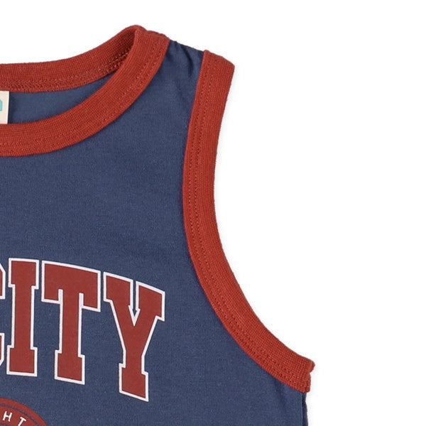 College Logo Sleeveless T-shirt