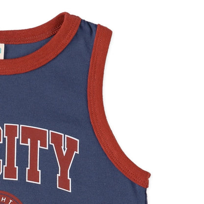 College Logo Sleeveless T-shirt