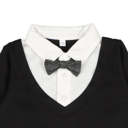 Semi-Formal Romper with Bow Tie (Winter, Spring, Autumn)