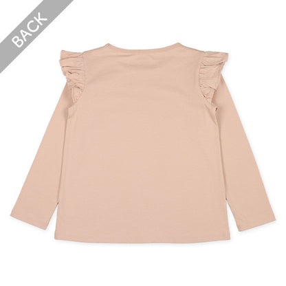 Shoulder Ruffles T-Shirt (Winter, Spring, Autumn)