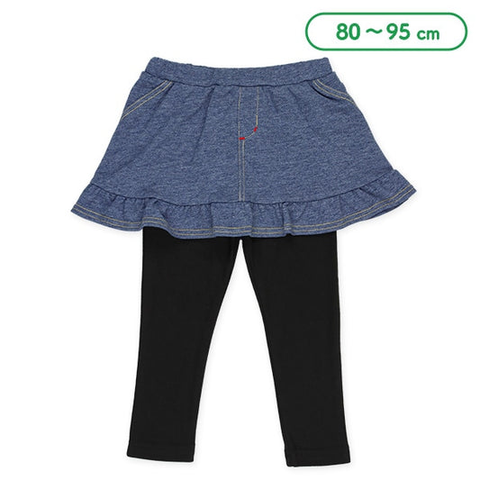 Denim Skirt with Leggings (Winter, Spring, Autumn)