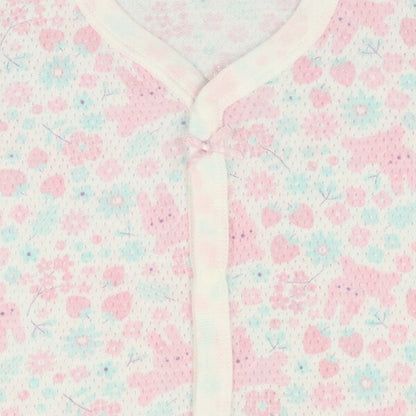 Short sleeve romper with front opening