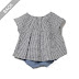 Checkered Sleeveless Blouse and Shorts Set