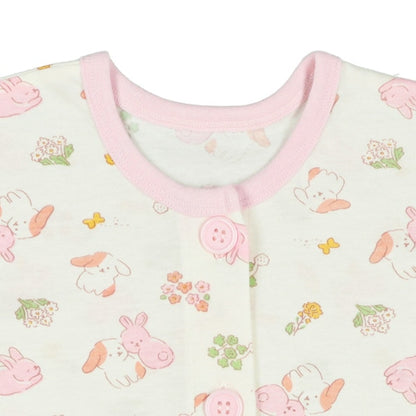 Rabbit Short Sleeve T-shirt and High Waist Pants Set