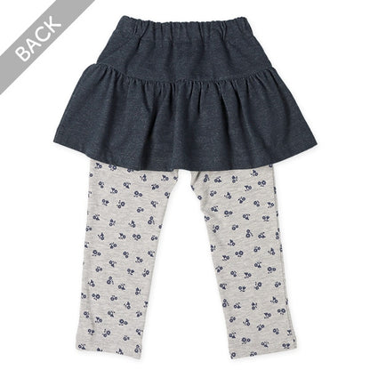 Denim Skirt with Leggings (Spring)