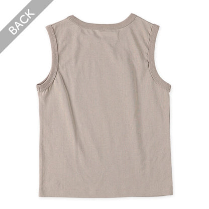 Sleeveless T-shirt