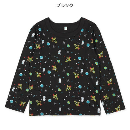Galaxy Print Long Sleeve Shirt (Winter, Spring, Autumn)