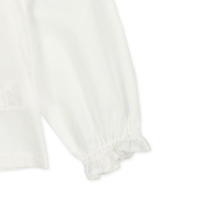 Woven Fabric Round Collar Blouse (Winter, Spring, Autumn)