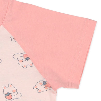 Short Sleeve T-shirt and High Waist Pants Set