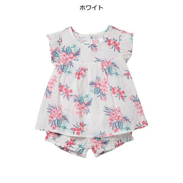 Floral Sleeveless Blouse and Shorts Set