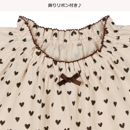 Heart Short Sleeve T-shirt and Pants Set