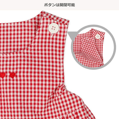 Checkered Floral Romper