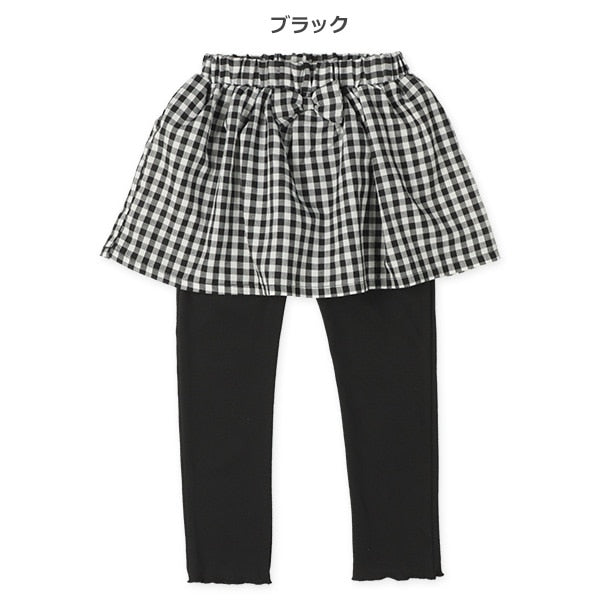 Check Skirt with Leggings (Spring)