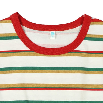 Stripe Sleeveless T-shirt