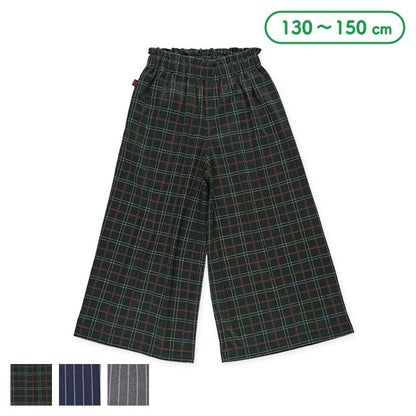 Check Wide Pants (Winter, Spring, Autumn)