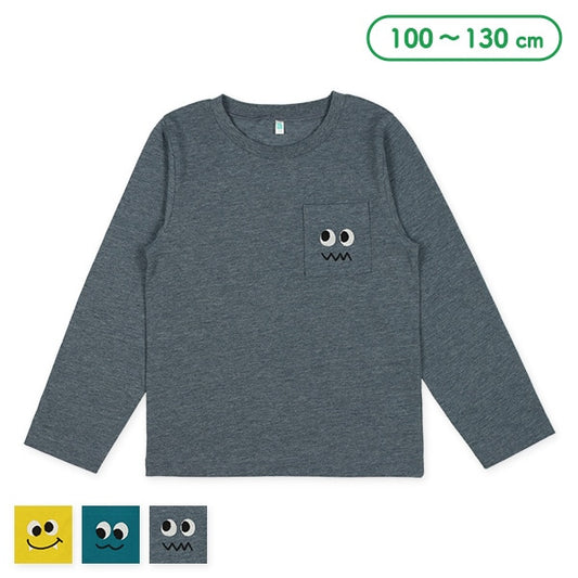 Puff Print Long Sleeve Shirt (Winter, Spring, Autumn)