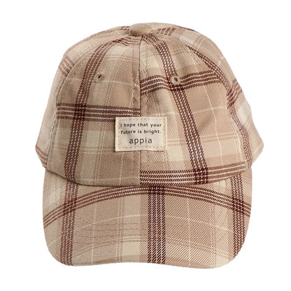 Tartan Check Low Cap (Winter, Spring, Autumn)