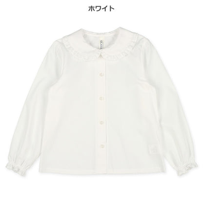 Woven Fabric Round Collar Blouse (Winter, Spring, Autumn)
