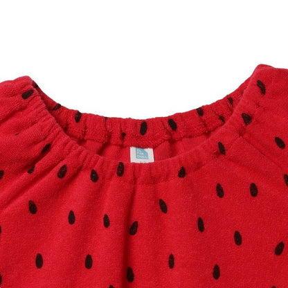 Watermelon Sleeveless Blouse and Shorts Set