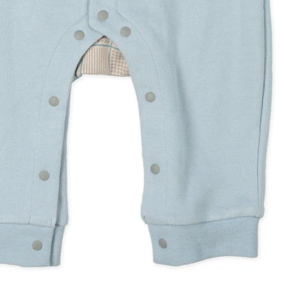 Plaid Sleeve Baby Romper (Spring)