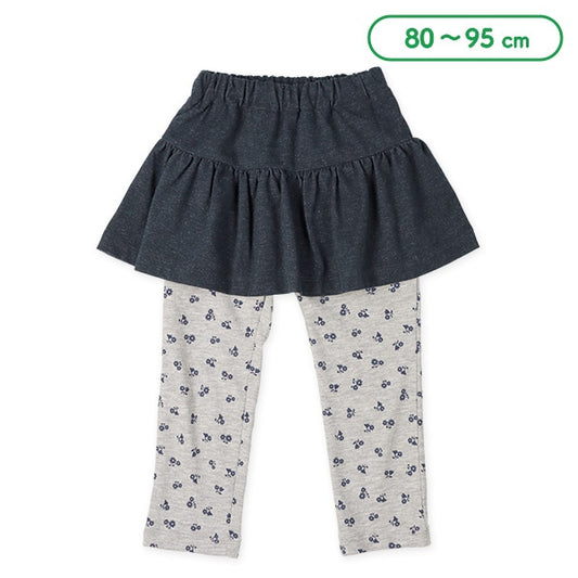 Denim Skirt with Leggings (Spring)