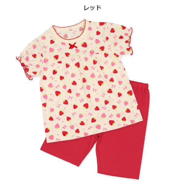 Strowberry Short Sleeve T-shirt and Pants Set