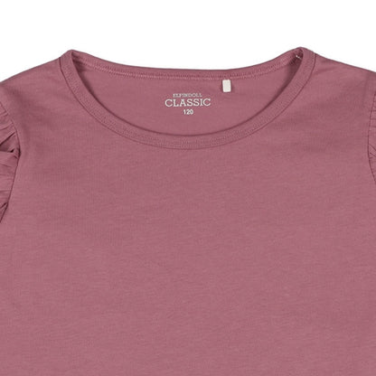 Shoulder Ruffles T-Shirt (Winter, Spring, Autumn)