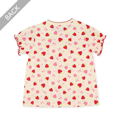 Strowberry Short Sleeve T-shirt and Pants Set