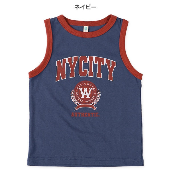 College Logo Sleeveless T-shirt